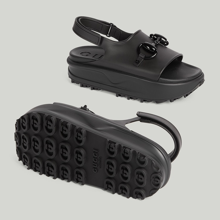 742435.JAAC9.1000.015.100.0000.Light Womens Horsebit flatform sandal